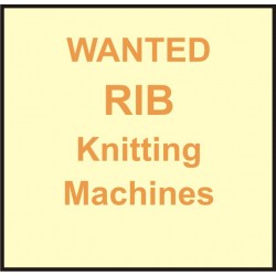 Wanted Used Knitting Machines - RIB ( Double Jesrsey )