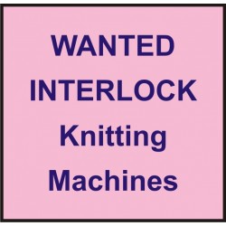 Wanted Used Knitting Machines - INTERLOCK